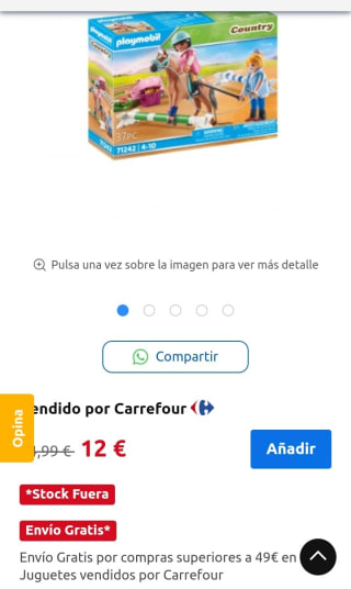 PLAYMOBIL Veterinario con Caballos Country +4 años por 12€.