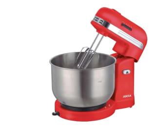 Batidora Amasadora Con Bowl y varillas 5 Velocidades marca Jocca - Roja o negra por 37,32€