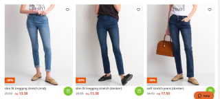 30% korting op alle jeans bij Terstal