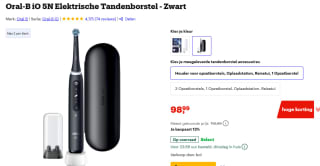 Oral-B iO 5N Elektrische Tandenborstel voor €98,99 bij Bol
