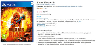 Juego Nuclear Blaze (PS4) por 29,99€