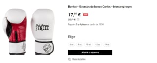 Benlee Guantes de boxeo desde solo 14,99€