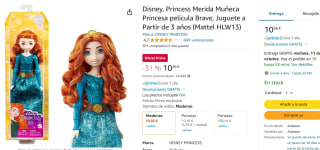 Recopilación de juguetes y muñecasDisney en prime day con descuentos de hasta -60% o más