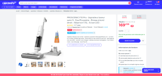 PROSCENIC F10 Pro - Aspirateur laveur sans fil à 169,99€