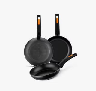 Monix Fuego Set 3 Sartenes Lote 18, 22 y 26cm Antiadherentes Aluminio Forjado por 30,64