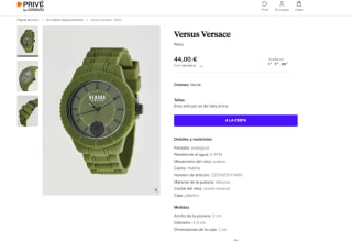 Reloj de mujer Versus Versace color verde por 44€