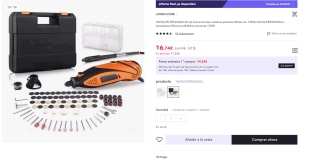 Kit de herramientas rotativas marca TACKLIFE por 10,88€