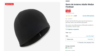 Gorro invierno Adulto Wedze Firstheat por 1,59€