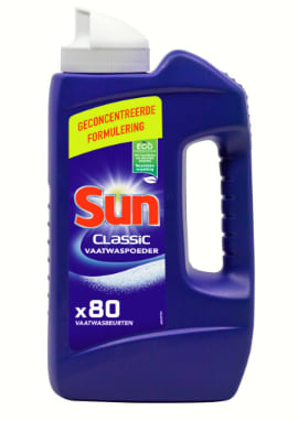 2+2 gratis op Sun Vaatwaspoeder Normaal 1,39 kg bij Plein