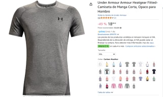 Under Armour Heatgear Fitted camiseta por 18€