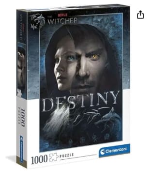 Puzzle de 1000 piezas marca ClementoniThe Witcher, Puzzle Adulto Series Netflix (39591) por 7,20€