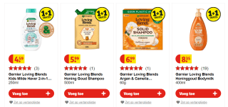 Garnier Loving Blends 1+1 Gratis!