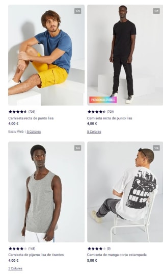 En kiabi tenemos sección todo por menos de 10€