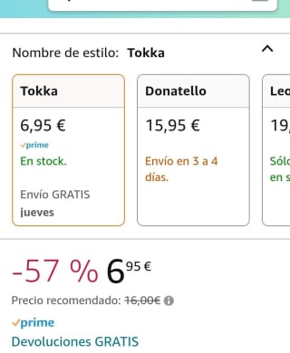 Funko POP! Movies: Teenage Mutant Ninja Turtles Tokka por 6,95€.