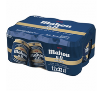 12 unidades cerveza Mahou 0.0 Tostada por solo 3,89€