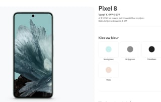 Google Pixel 8 128GB voor €449 in de Google store