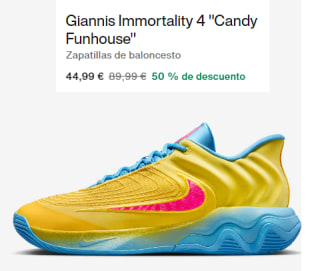 Zapatillas Nike Giannis Immortality 4 "Candy Funhouse" por 44.99€