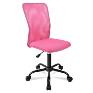 Silla de Oficina de Malla Giratoria Ergonómica rosa por 19,60€