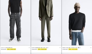 Zara tot 40% korting tijdens Black Friday