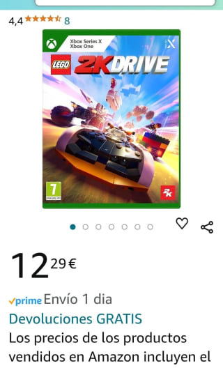 Lego 2K Drive Xbox Series X, Xbox One por 2,80€(socios)