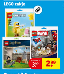 Diverse LEGO polybags voor €2,99 bij Kruidvat