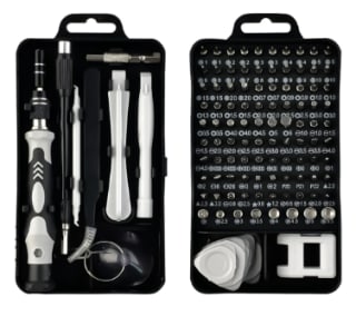 Kit Lernen con 115 puntas de precisión destornillador + puntas dados por $6.990