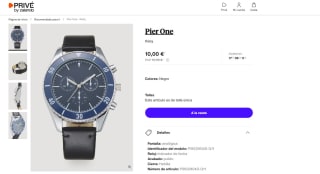 Reloj marca Pier One por tan sólo 10€
