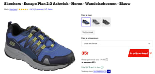 Skechers Escape plan 2.0 Ashwick (maat 45) voor €35 bij Bol