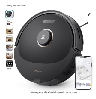 roborock Q8 Max Robotstofzuiger met Mop voor 219,99