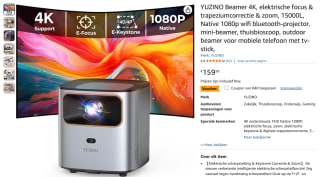 YUZINO Beamer 4K voor €119,99 bij Amazon
