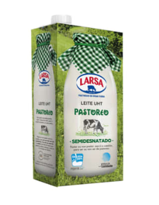 Leche semidesnatada de vaca LARSA Pastoreo 1L por 0.75€
