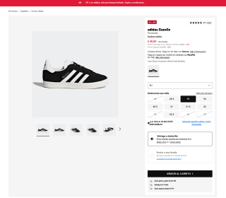 Zapatillas Adidas Gazelle para niños por solo 30€