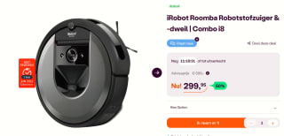iRobot Roomba Combo i8+ met laadstation voor €399 bij ibood