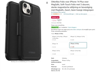 Otterbox MagSafe Folio (iPhone 14 Plus) voor €11,99