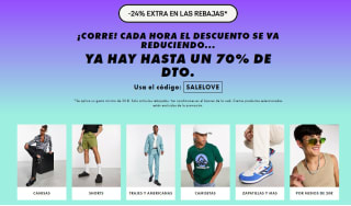 24% extra descuento en tu compra en Asos pedido superior 30€
