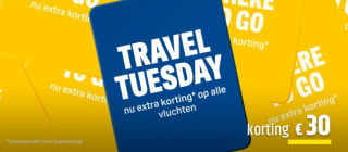 €30 korting op alle vluchten bij Cheaptickets