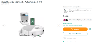 iRobot Roomba® Plus 505 Combo + AutoWash Dock voor €464 bij Art& Craft
