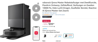 Roborock Qrevo Master Robotstofzuiger voor €899,99 bij Amazon