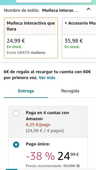 BEBÉS LLORONES Buenas Noches Coney por 24,99€.