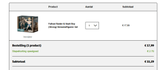 Diverse Fallout figuren voor €15,29 bij Kruidvat