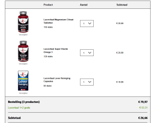 1+2 gratis op alle Lucovitaal bij Kruidvat