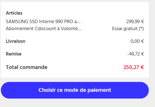 Samsung 990 PRO 4TB Heatsink M.2 SSD voor €250,27 dmv codes bij cdiscount