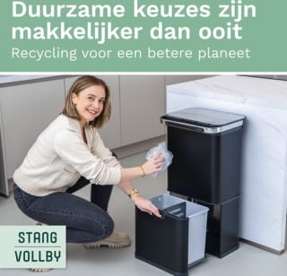 Prullenbak met Sensor - 50 L voor €69,96 bij iBOOD