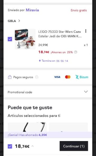 Hasta -40% de descuentos en Star Wars