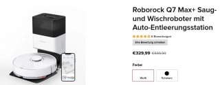 Roborock Q7 Max+ met leegstation voor €329,99 bij Roborock DE
