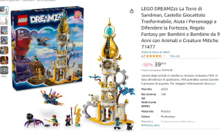 LEGO DREAMZzz De Droomtoren (71477) voor €39,90 bij Amazon.it