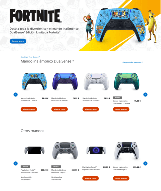 Black Friday Descuento 20€ DualSense y DualSense Edge en tienda oficial Playstation