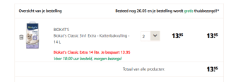 Biokat's Classic 3in1 Extra - Kattenbakvulling - 14 L 1+1 gratis bij Welkoop