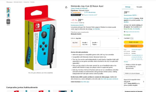 Nintendo Joy-Con Izquierdo Neon Azul por solo 28,49€
