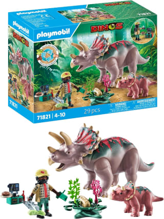 PLAYMOBIL Dinos Triceratops familie voor €24,59 bij Bol.